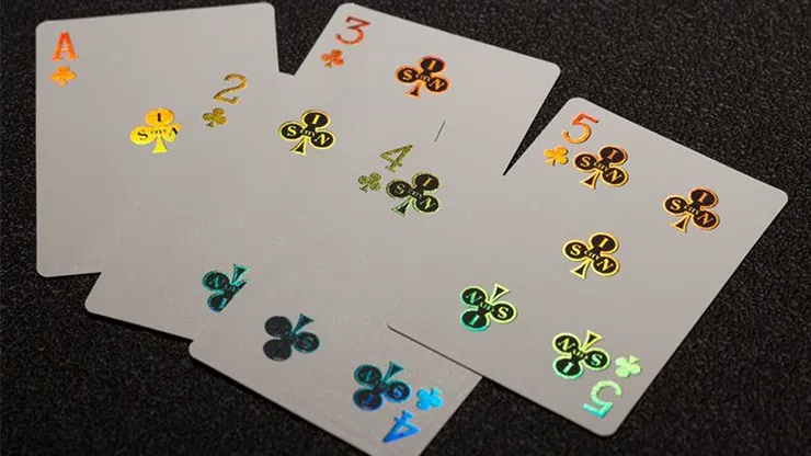Gold Vegas Diffractor Playing Cards - image 6