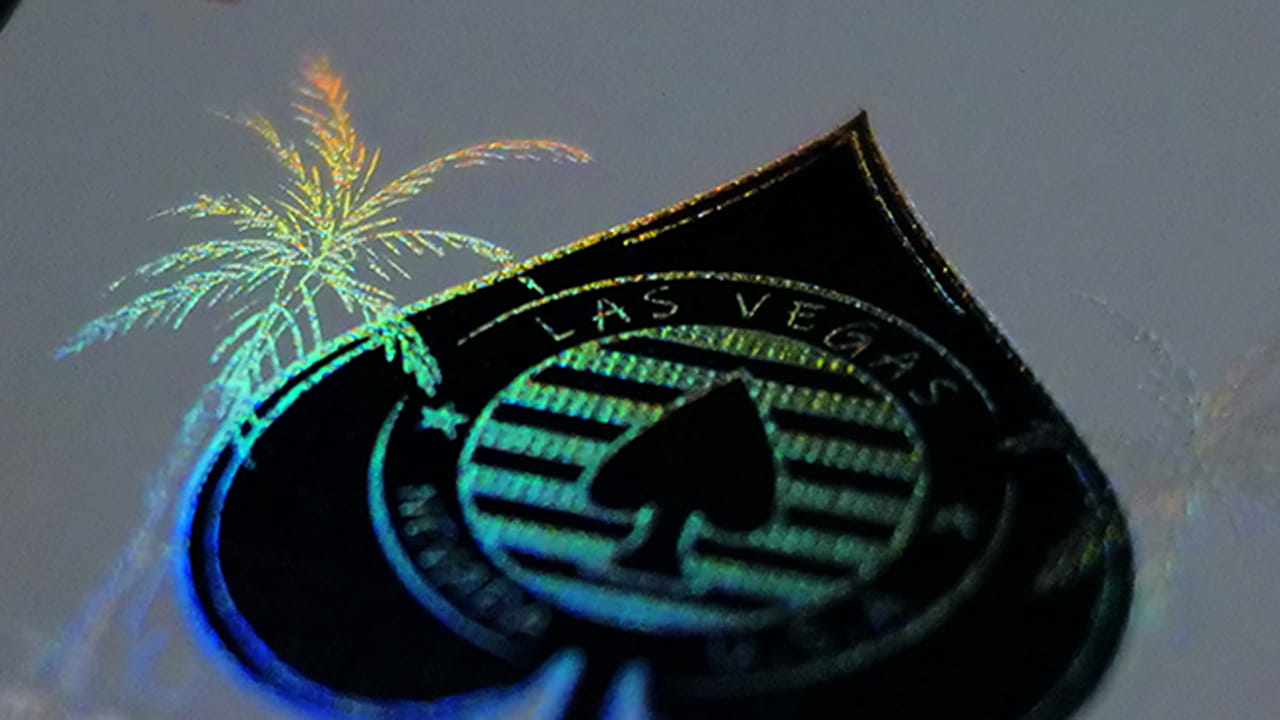 Ultraviolet Vegas Diffractor Playing Cards - thumbnail 4