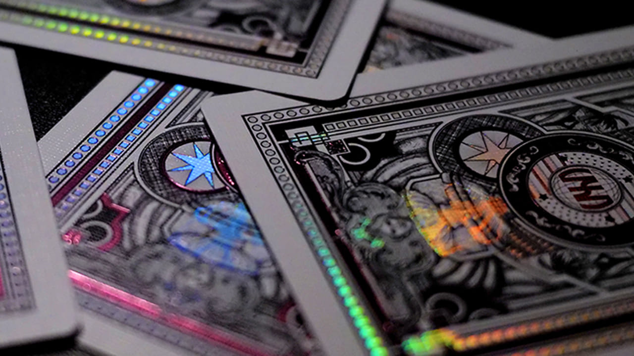 Ultraviolet Vegas Diffractor Playing Cards - thumbnail 5