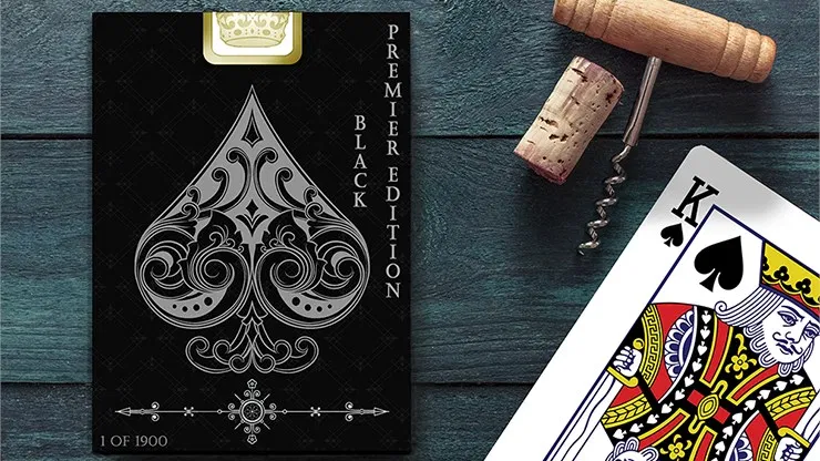 Vintage Label Playing Cards (Gold Gilded Black Edition) - image 2