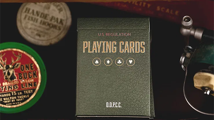 Vintage Plaid Playing Cards (Arizona Red)