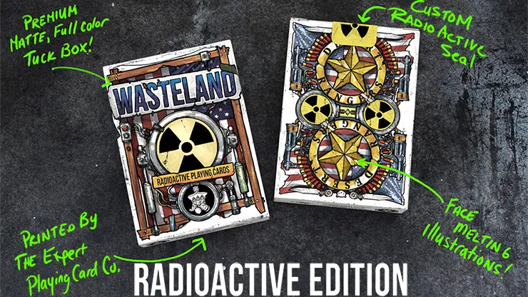 Wasteland Radioactive Playing Cards - image 1
