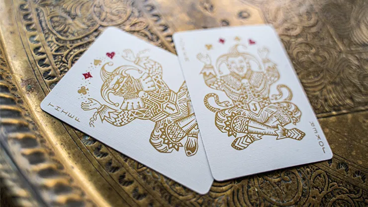 White Gold Edition V3 Joker and the Thief Playing Cards - image 2