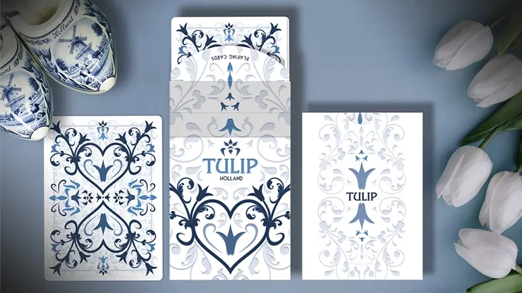 White Tulip Playing Cards - image 1