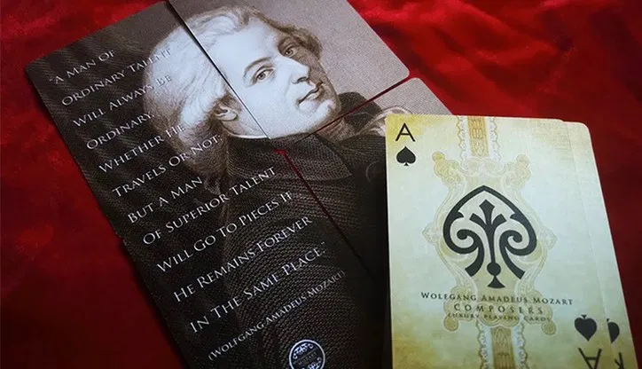 Composers Wolfgang Amadeus Mozart Playing Cards - image 3