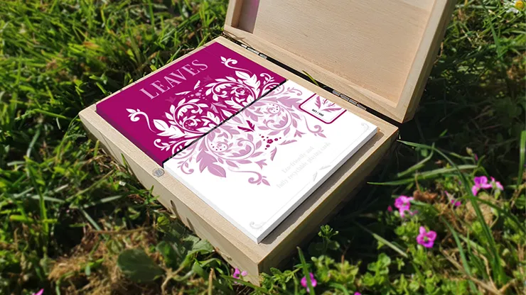 Wooden Leaves Summer Playing Cards Box Set - image 2