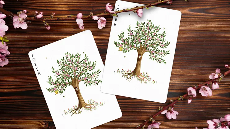 Wooden Leaves Summer Playing Cards Box Set - image 4