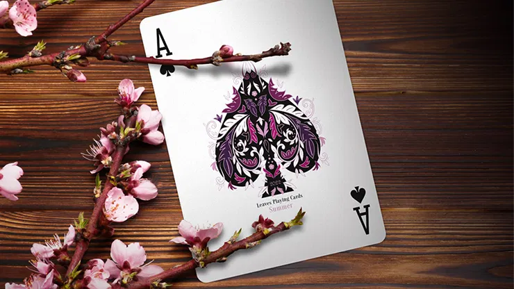 Wooden Leaves Summer Playing Cards Box Set - image 5