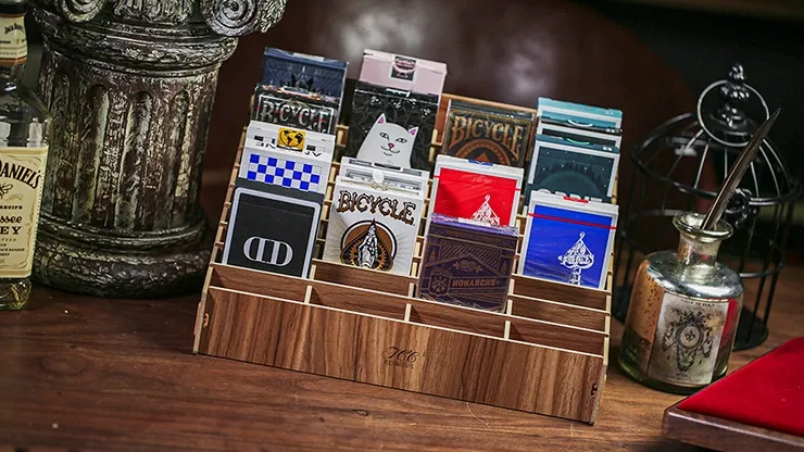 Wooden Playing Card Display Stand (Large | 40-Decks) - image 1