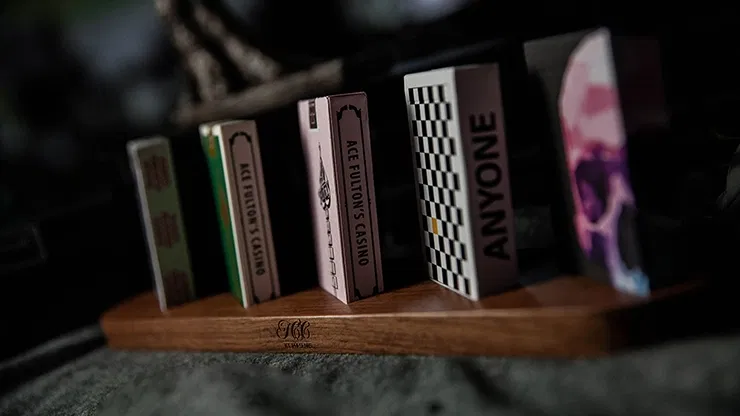 Wooden Sideways Playing Card Display Batten (5 Decks) - image 1