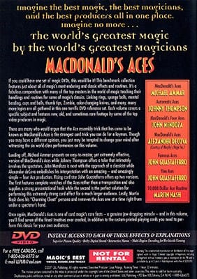 World's Greatest Magic - MacDonald's Aces - thumbnail 2