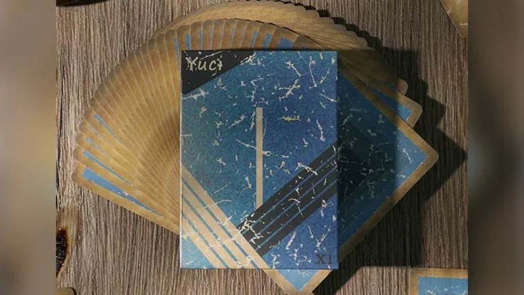X1 Retro Blue Playing Cards - image 1