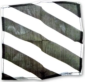 Zebra Silk 9" (Black & White)