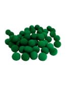1" Super Soft Sponge Ball (Green) Bag of 50 from Magic By Gosh Accessory