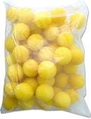 1.5" 50 Super Soft Sponge Balls (Yellow) Accessory