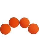 1.5 inch HD Ultra Soft  Orange Sponge Ball Set of 4 from Magic Accessory