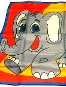 18in Silk Elephant Accessory