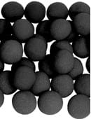 2" Sponge Balls Black (50 pack) Accessory