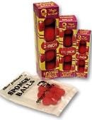 3" 4 Super Soft Sponge Balls (Red) Accessory