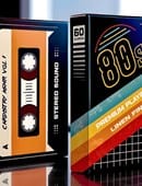 80s Playing Cards Deck of Cards