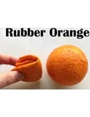 Rubber Fruit - Latex Orange Accessory