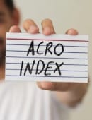 Acro Index Dry Erase Trick