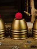 Artistic Combo Cups and Balls Trick