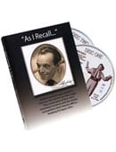 As I Recall  - Tony Slydini DVD