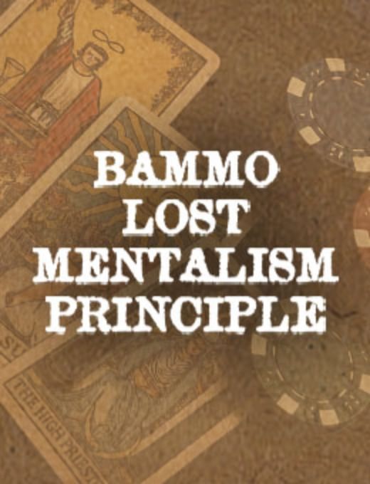Bammo Lost Mentalism Principle Magic download (ebook)