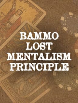 Bammo Lost Mentalism Principle Ebook