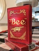 Bee Red MetalLuxe Playing Cards Deck of Cards