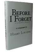 Before I Forget Book