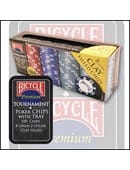 Clay Poker Chips (Bicycle) - 100 Count  Accessory