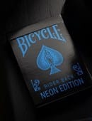 Bicycle Cool Blue Neon Rider Back Playing Cards Deck of Cards