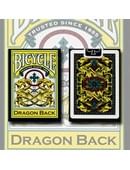 Bicycle Dragon Back Playing Cards (Yellow) Deck of cards
