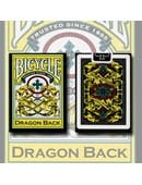 Bicycle Dragon Back Playing Cards (Yellow) Deck of Cards