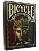 Bicycle Elves and Orcs Deck Deck of Cards