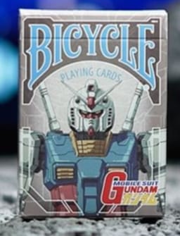 Bicycle Gundam rx78 Playing Cards Deck of Cards