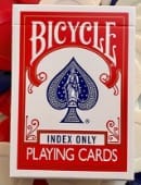 Bicycle Index Only Playing Cards Deck of Cards