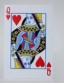 Bicycle Jumbo Queen of Hearts / 2 of Clubs Gimmick Card Accessory