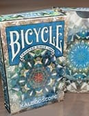 Bicycle Kaleidoscope Blue Playing Cards Deck of Cards