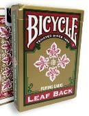 Bicycle Leaf Back Playing Cards (Red) Deck of cards