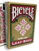 Bicycle Leaf Back Playing Cards (Red) Deck of Cards