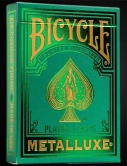 Bicycle Metalluxe Green Playing Cards Deck of Cards