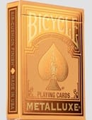 Bicycle Metalluxe Orange Playing Cards Deck of Cards