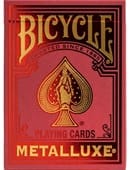 Bicycle Metalluxe Red Playing Cards Deck of Cards