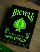 Bicycle Neon Rider Back Green-Glo Deck Playing Cards Deck of Cards