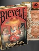 Bicycle Poker Cats V2  Playing Cards Deck of Cards