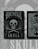 Bicycle Skull Playing Cards (Metallic Silver) Deck of Cards