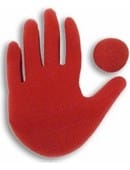 Big Red Hand Trick Accessory
